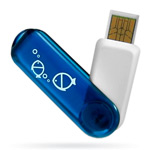 USB - - PQI Traveling Disk i261 Blue - 1Gb :  2